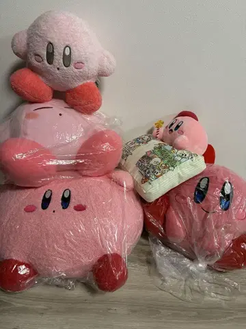 별의 커비 봉제 인형 묶음 판매 빛나는 봉제 인형