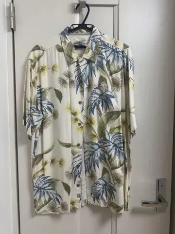 Tommy Bahama 꽃무늬 알로하 셔츠 반팔 하와이안