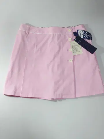 캘러웨이 핑크 버튼 골프 스커트