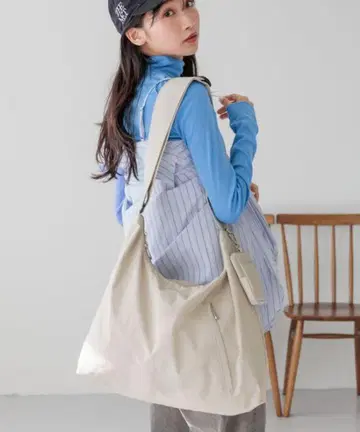 LOWRYSFARM LF 파우치 숄더 아이보리