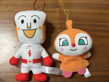 호빵맨 쇼쿠판맨과 짤랑이 키링 세트