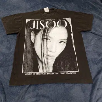 JISOO BLACKPINK XL 사이즈 티셔츠
