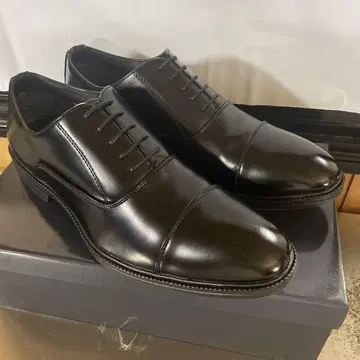 남성용 비즈니스 슈즈 블랙 26.5cm