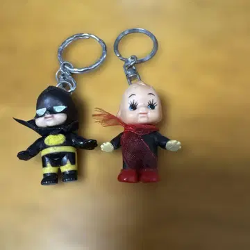 배트맨풍 큐피 캐릭터 키링 2개