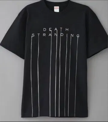 DEATH STRANDING 티셔츠 블랙 M 사이즈 새상품 데스스트 로고