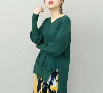 osmosis 백 롱 블라우스 절개