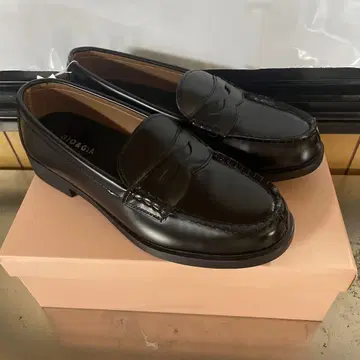 여성용 블랙 로퍼 24.5cm