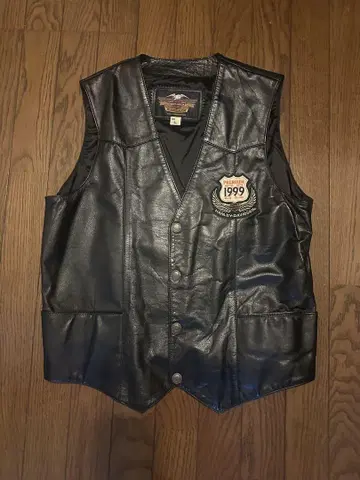 Harley Davidson 가죽 베스트