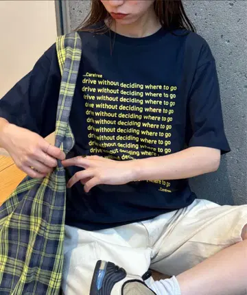 메시 프린트 반팔 티 CIAOPANIC TYPY