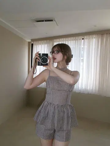gingham 체크 세트 구성