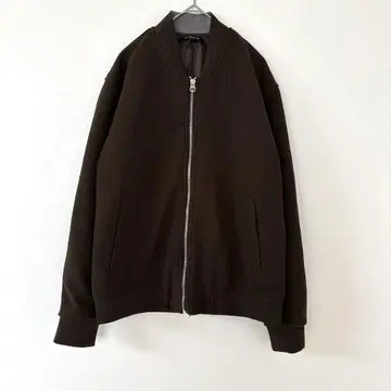 리브 블루종 MA-1 Y2K 디 컬렉션 브라운 심플