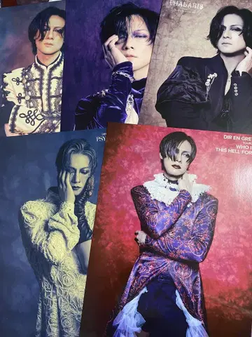 DIR EN GREY 포트레이트 Toshiya 5장 세트