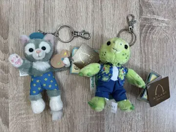아우라니 한정판 디즈니 캐릭터 봉제 인형 스트랩 오멜 젤라토니