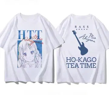 케이온 아키야마 미오 티셔츠 size3XL 화이트 미사용