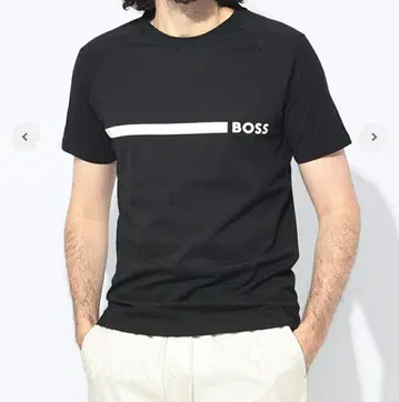 새상품 HUGO BOSS 티셔츠 남성용 XL 사이즈 BLACK