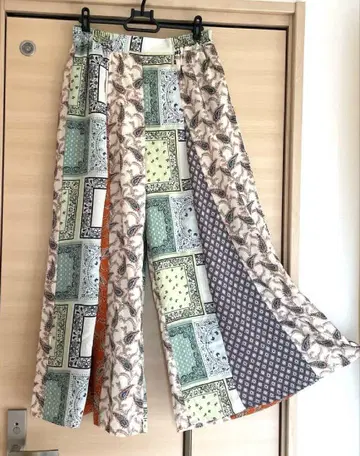 티티카카 패치 와이드 팬츠