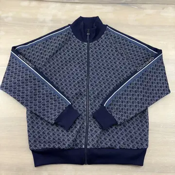 & GUESS 네이비 지퍼 업 트랙 자켓