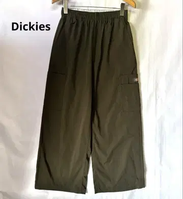 Dickies 디키즈 여성용 와이드 카고 팬츠 카키 M