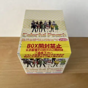 컬러풀 피치 캔뱃지 컬렉션 미개봉 BOX 전 12종 카라피치