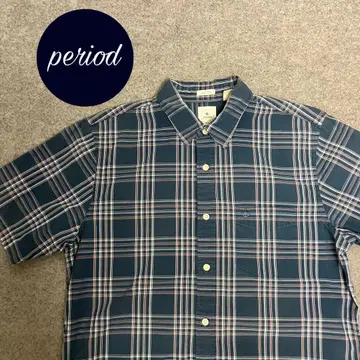P2214 DOCKERS 구제 의류 체크 반팔 셔츠 아메카지
