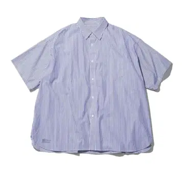 CORPORATE UNIFORM S/S SHIRT 블루 스트라이프