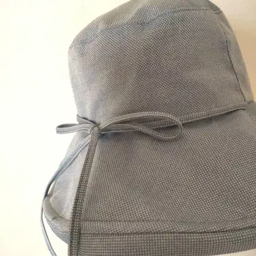 벨 모드 Les Belles Modes 버킷 햇 리본 메쉬