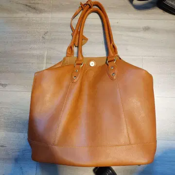 노브랜드 브라운 토트백 천연 가죽
