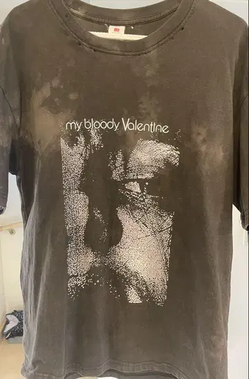 my bloody Valentine 다크 그레이 티셔츠