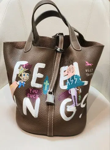 게르니카 토트백 페인트 백