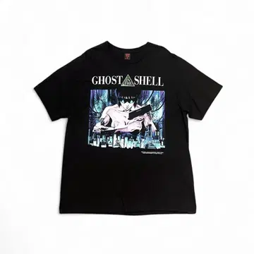 geeks rule 갑각기동대 MOTOKO/BLACK 프린트 티셔츠