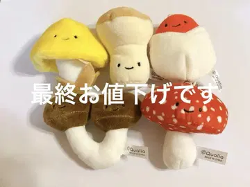니코리노 버섯 봉제 인형 5종 세트