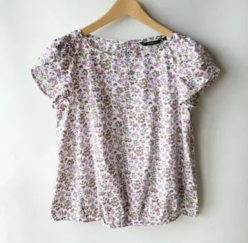 J.Sloane LIBERTY 프린트 튤립 슬리브 블라우스