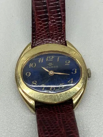 앤티크 MOVADO 수동 와인딩 손목시계 작동 작품