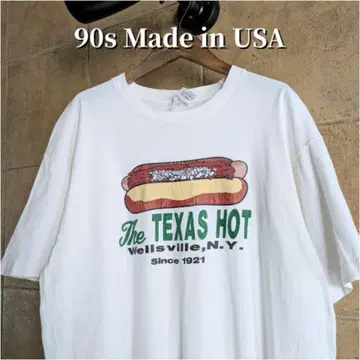 90년대 USA제 핫도그 The Texas Hot 티셔츠