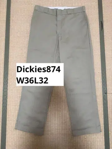 디키즈 874 워크 팬츠 W36L32 베이지 멕시코제