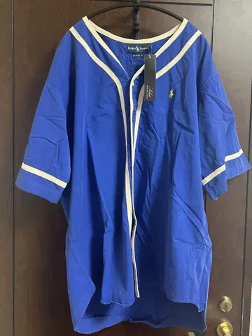 랄프 로렌 리메이크 베이스볼 셔츠 2XL 상당