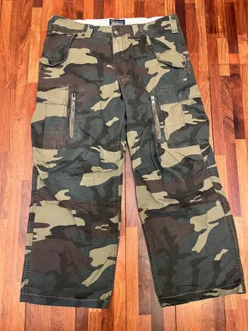 Alpha Industries 카모플라쥬 카고 팬츠 XL