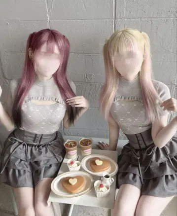 HONEYMEW 허니 뮤우 MW 모노그램 탑 미셸 마카롱