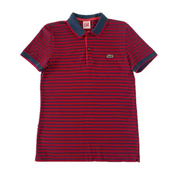 새상품급 LACOSTE Live 라코스테 / 사슴 피케 셔츠 보더