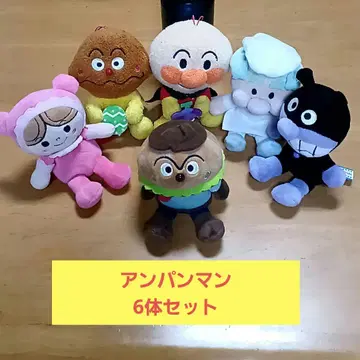 호빵맨 6종 세트 봉제 인형 귀여운