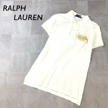 RALPH LAUREN 빅 포니 자수 사슴 자수 피케 셔츠 반팔