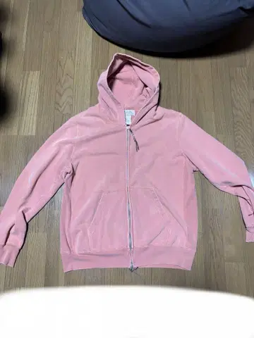 레미리프 지퍼 후드티 핑크 XL