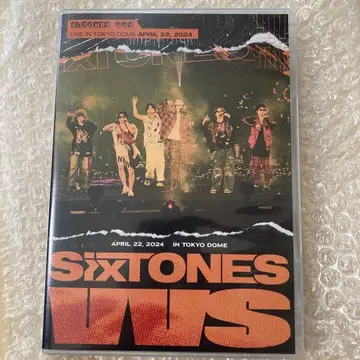 SixTONES WS LIVE IN TOKYO DOME DVD