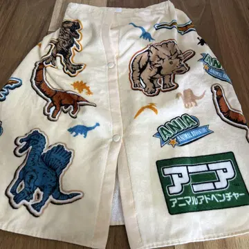 아니아 마키 타월 공룡 디자인 약 60cm