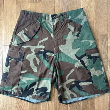 데드스탁 미군 M-65 숏팬츠 우드랜드 카모플라쥬