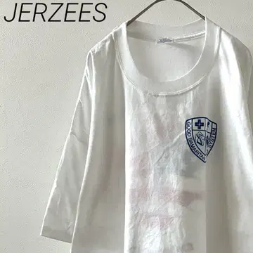JERZEES 티셔츠 반팔 크루넥 백 프린트 2XL 빅 사이즈