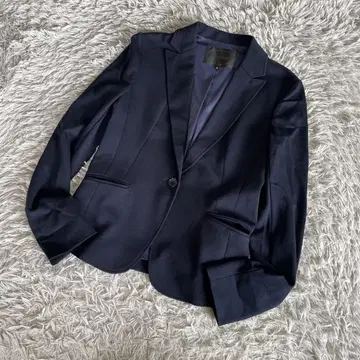 UNTITLED 언타이틀 테라드 자켓 겉옷 네이비 오피스
