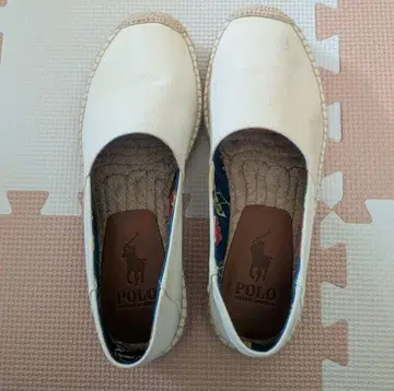 폴로 RALPH LAUREN 화이트 에스파드리유