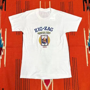 70s 80s ZIG-ZAG/지그재그 티셔츠