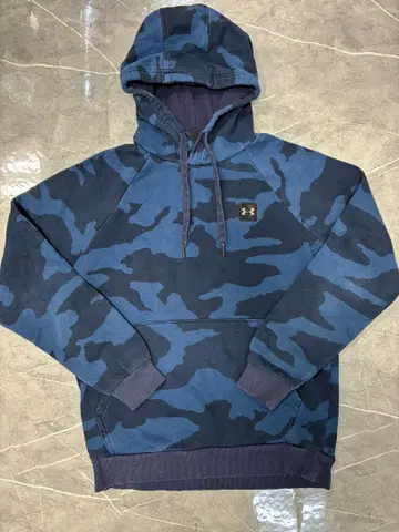 Under Armour 카모플라쥬 후드티 M 사이즈 블루